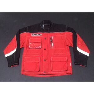 Thor MX Phase Motocross Youth Large Riding Jacket Red Black 936A